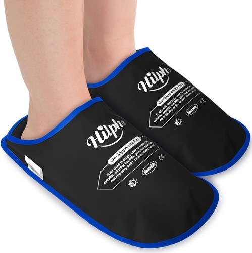 Foot ice pack slippers - foot,