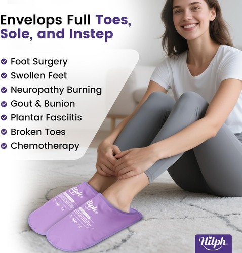 Foot ice pack slippers for - foot,