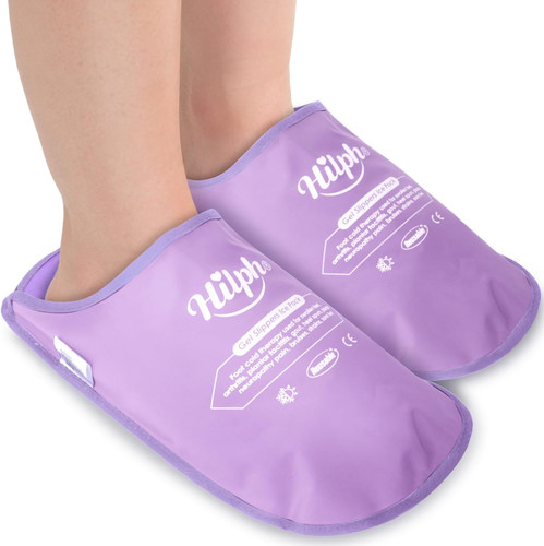 Foot ice pack slippers for - pack,