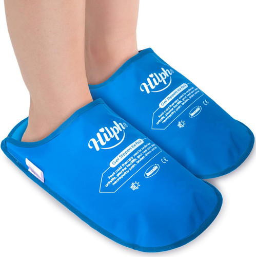 Foot ice pack slippers - ice, for