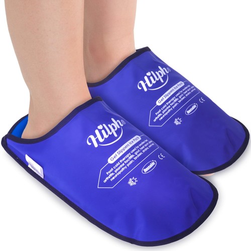 Hilph foot ice pack - ice, slippers