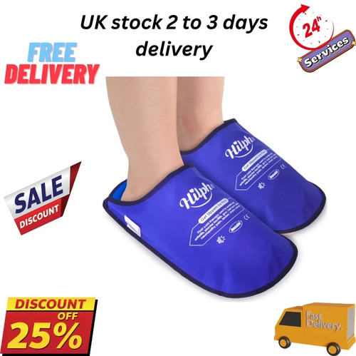 Foot ice pack slippers - ice,