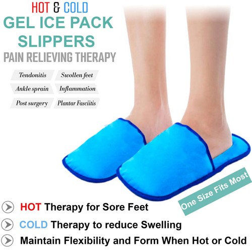 Heated freezable slippers - heated,